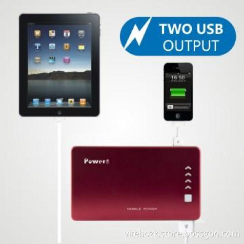 9000 High capacity Power Bank with 2 USB outputs